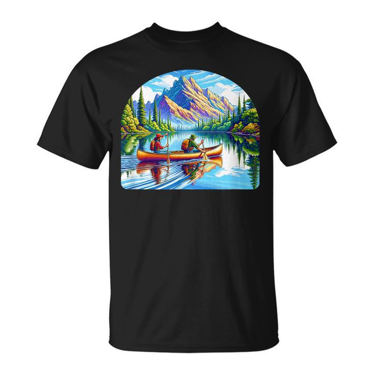 Lake Canoeing Canoe T-Shirt