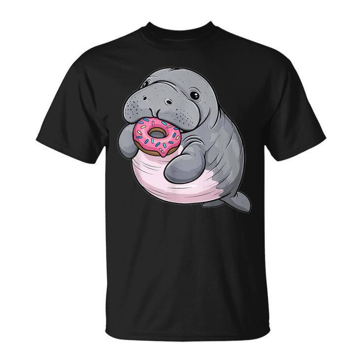 Lamantin Mignon En Forme De Beignet T-Shirt