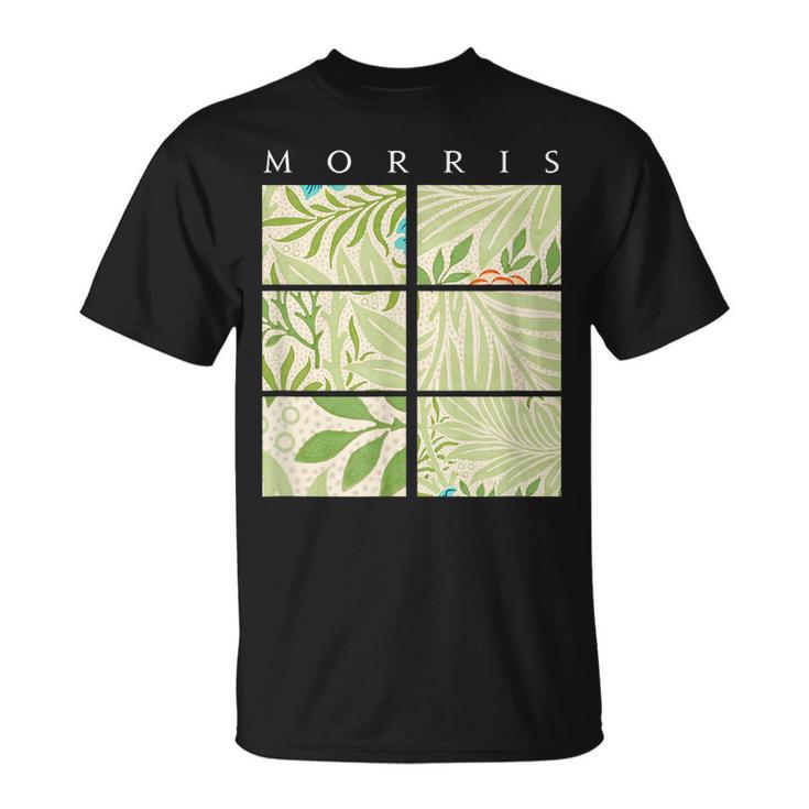 Larkspur William Morris Arts And Crafttyle Pattern T-Shirt