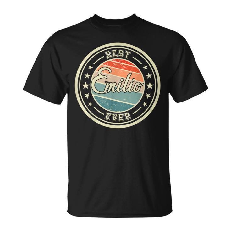 Meilleur Emilio Jamais Drôle Disant Prénom Emilio T-Shirt