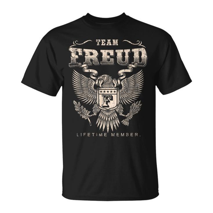 Membre Àie De L'équipe Freud Freud Name T-Shirt