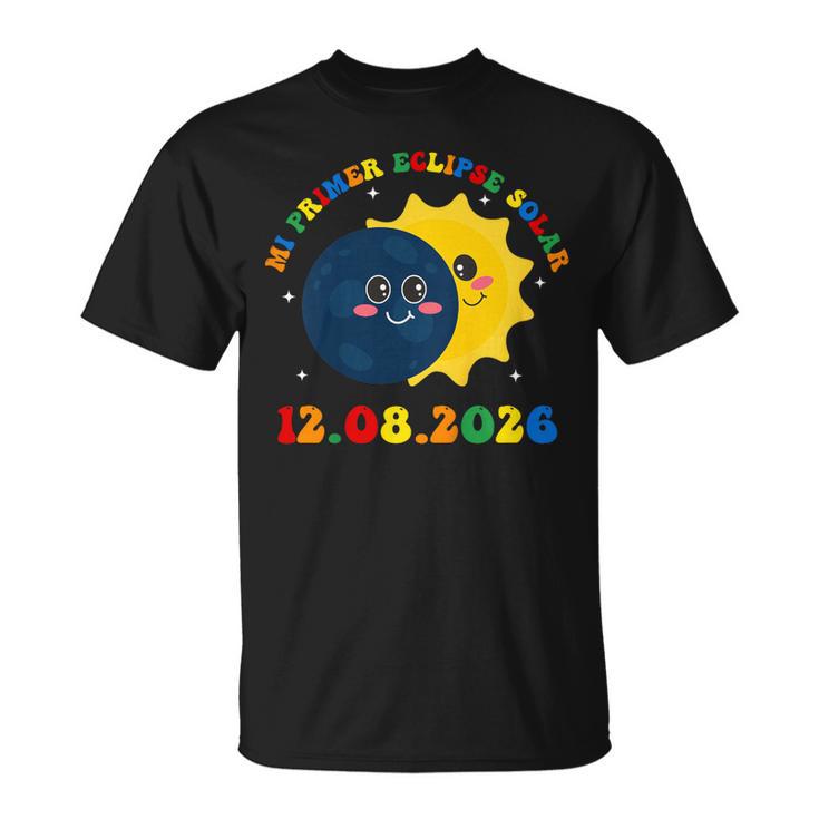 Mi Primer Eclipseolar Total Del 12 De Agosto Eclipse Para Niños Pequeños Camiseta unisex