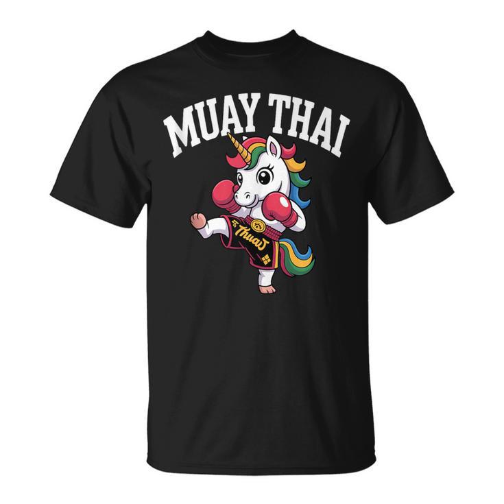 Muay Thai Art For Girls Kids Women Mixed Martial Arts T-Shirt, trending gift