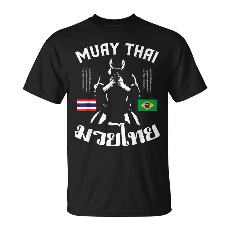 Muay Thai Brazil Brazilian Martial Arts Thai T-Shirt
