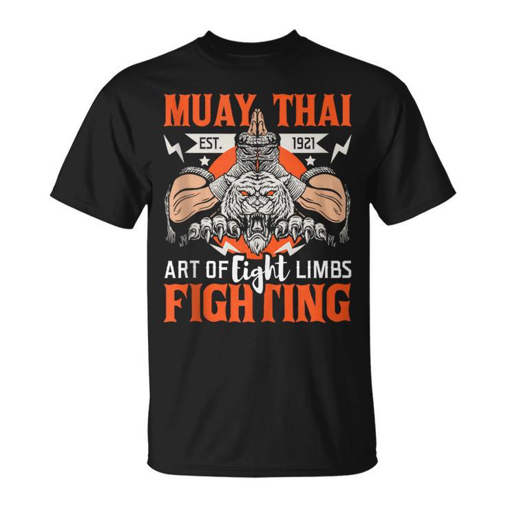 Muay Thai Fighting MMA Thai Boxing Mixed Martial Arts T-Shirt