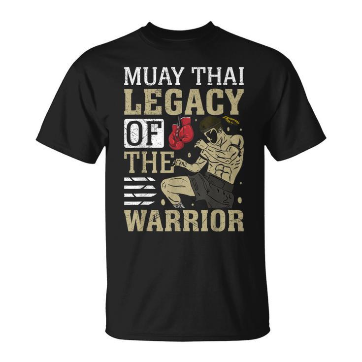 Muay Thai Legacy Of The Warrior Muay Thai T-Shirt