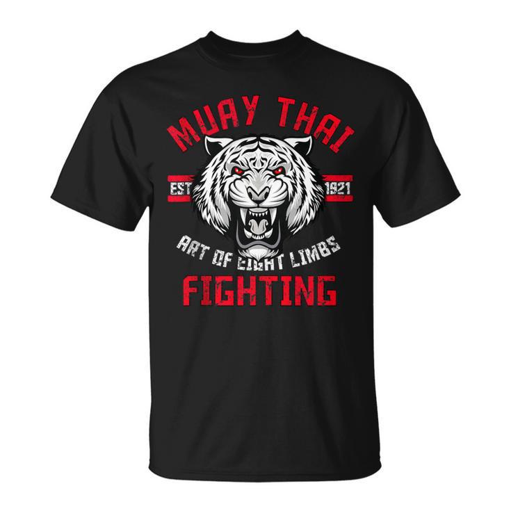 Muay Thai Muay Thai Limbs Muay Thai Boxing Art 8 Limbs Mma T-Shirt