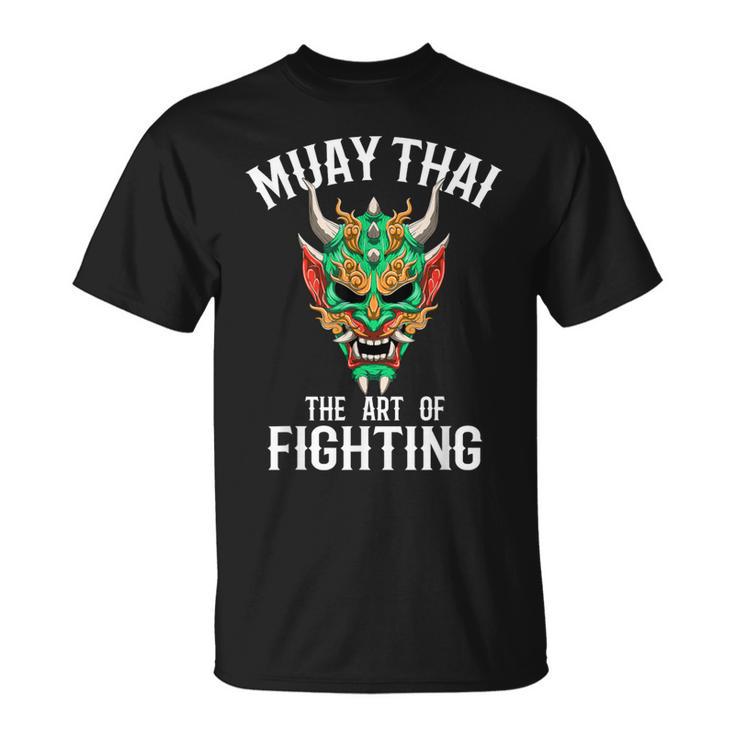 Muay Thai Oni Mask Thai Boxing And Kickboxing T-Shirt, trending gift Muay Thai Oni Mask Thai Boxing And Kickboxing T-Shirt, trending gift