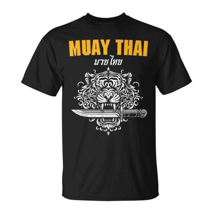 Muay Thai Sak Yant MMA Tattoo Tiger Lion Knife Martial Art T-Shirt, trending gift Muay Thai Sak Yant MMA Tattoo Tiger Lion Knife Martial Art T-Shirt, trending gift