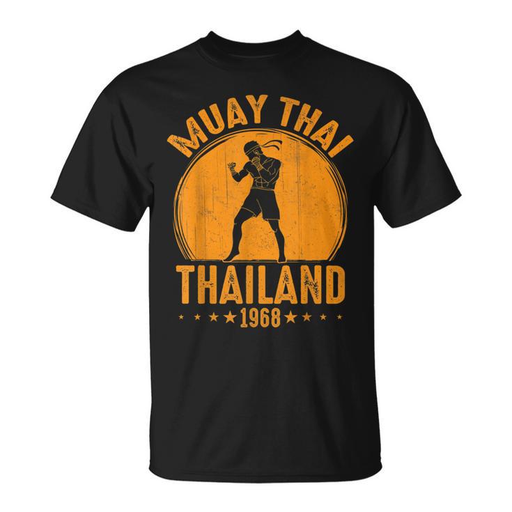 Muay Thai Thailand 1968 Slogan Sport T-Shirt, trending gift Muay Thai Thailand 1968 Slogan Sport T-Shirt, trending gift