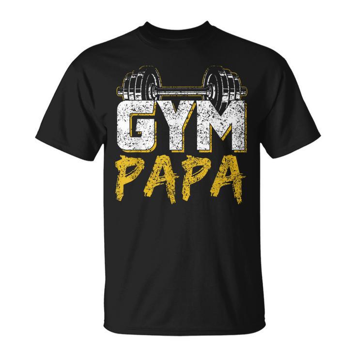 Palestra Papa Training Pesi Fitness Allenamento Papà Padre Maglietta