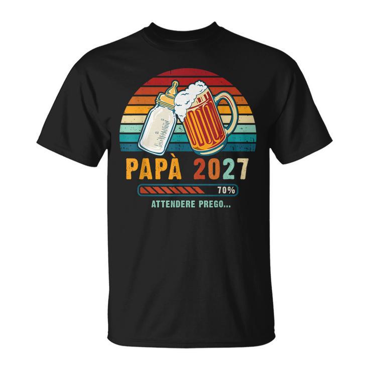 Papà 2027 Futuro Papà Annuncio Arrivo Del Bambino Maglietta