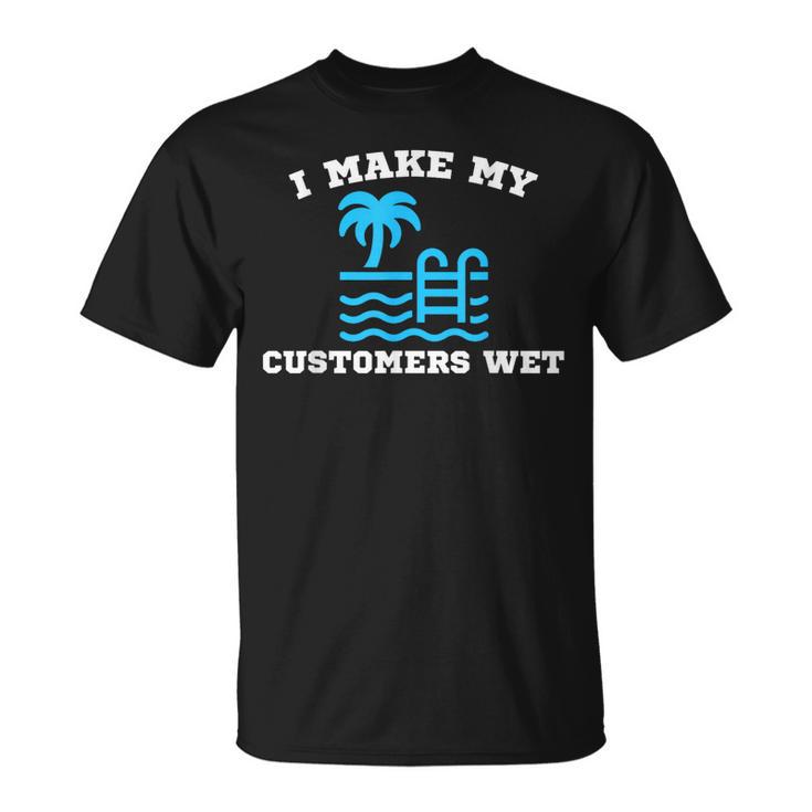 Pool Boy For Swimming Pool Service Guy T-Shirt