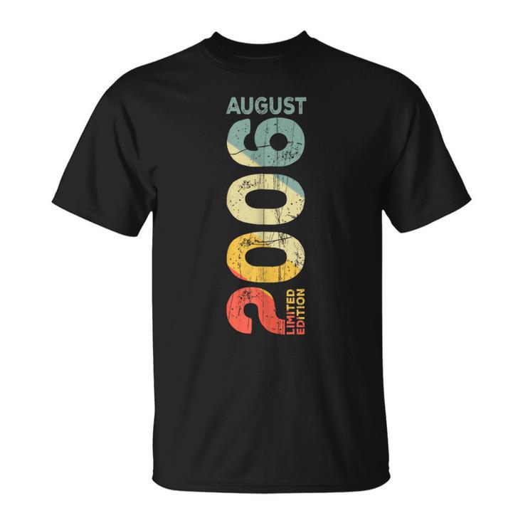 Retro 2006 Août 2006 Année 2006 Millésime 2006 Depuis 2006 T-Shirt