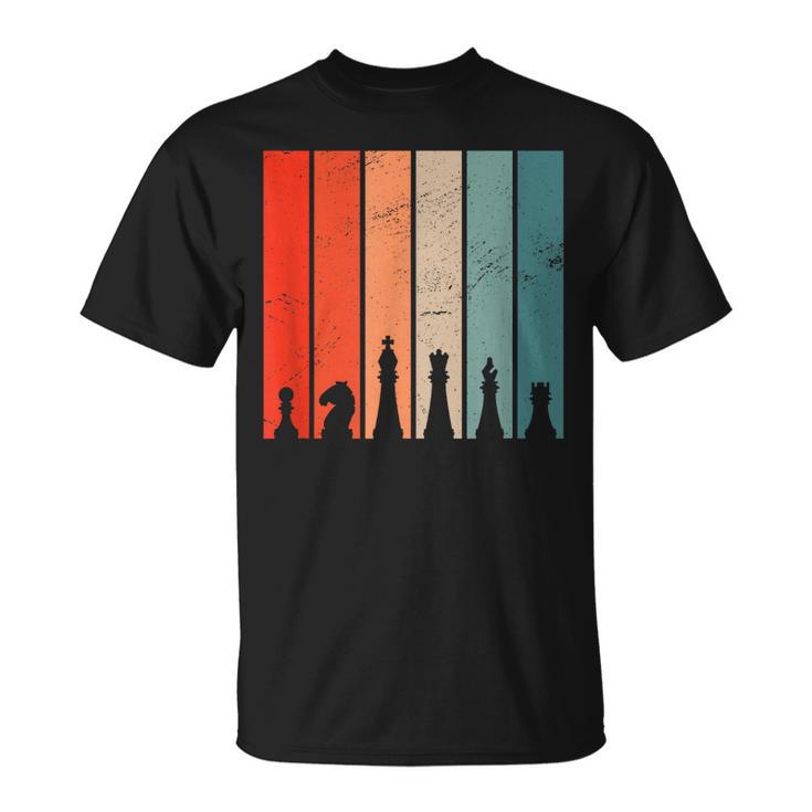 Rétro Échecs D'échecs D'échecs D'échecs D'échecs D'échecs T-Shirt