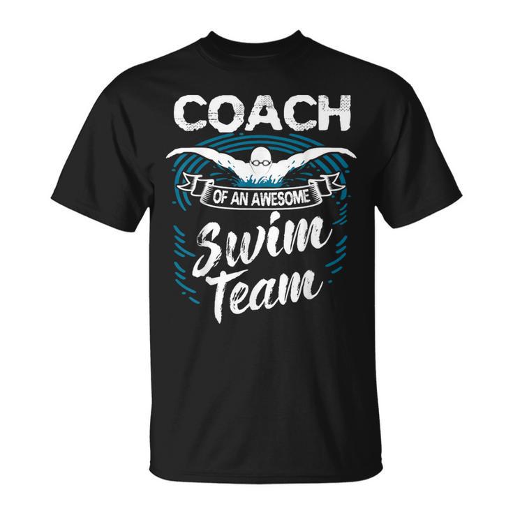 Swim Coach Professional Instructor Swimming Lesson Sport T-Shirt