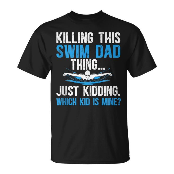 This Swim Dad Thing Swimming Dad Of A Swimmer Father T-Shirt, trending gift This Swim Dad Thing Swimming Dad Of A Swimmer Father T-Shirt, trending gift