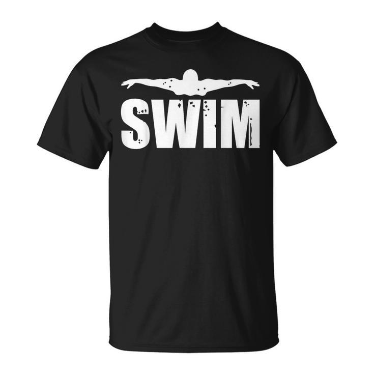 Swim Sports Swimming Water Athletic Swimmer T-Shirt