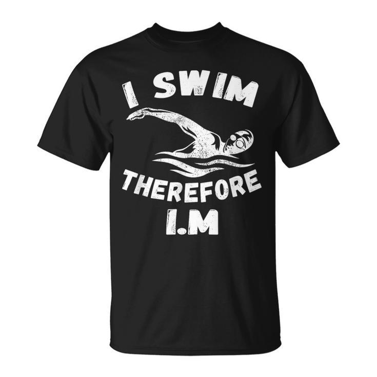 Swimming Competitive Freestyle Swim For Swimmer T-Shirt