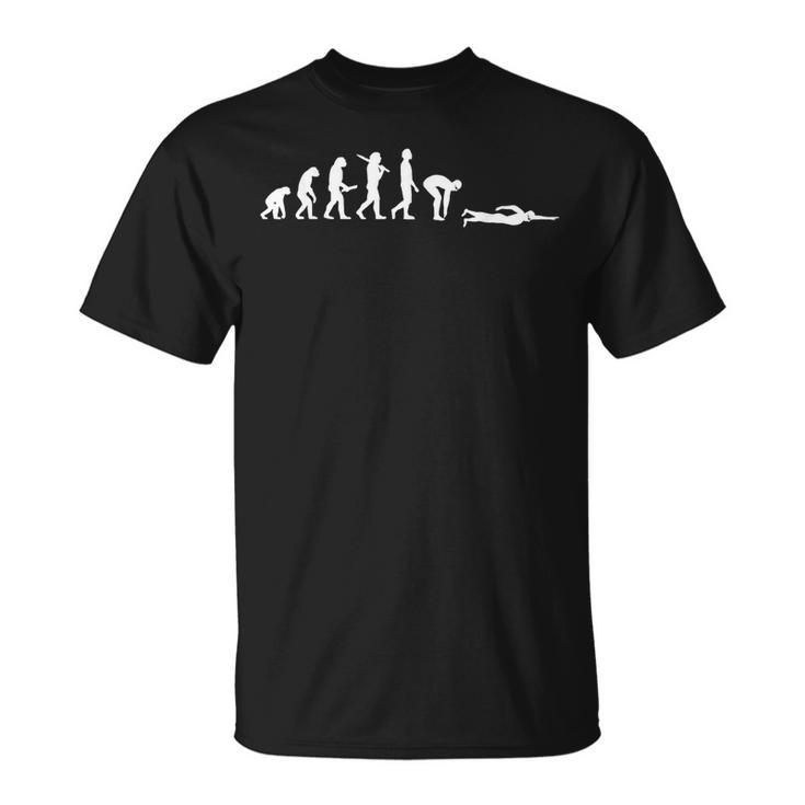 Swimming Evolution For Swimmers T-Shirt