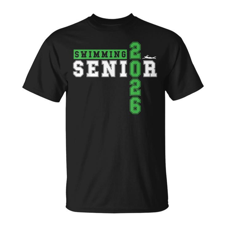 Swimming Senior Night Swim Senior 2026 Graduation 33 T-Shirt