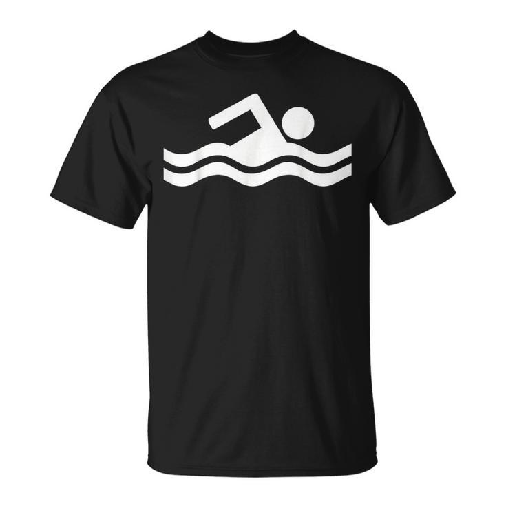Swimming Symbol T-Shirt