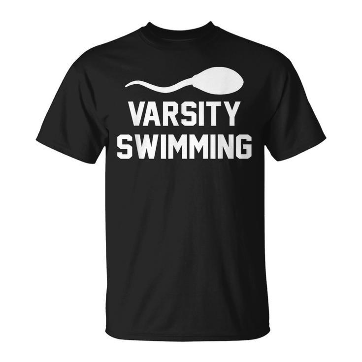 Varsity Swimming For Men Women T-Shirt