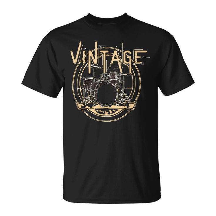 Vintage Drum Kit T-Shirt