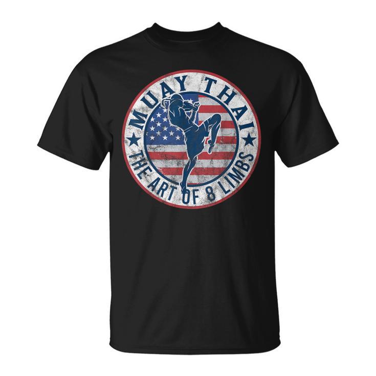 Vintage Muay Thai Karate Boxing Mixed Martial Arts T-Shirt