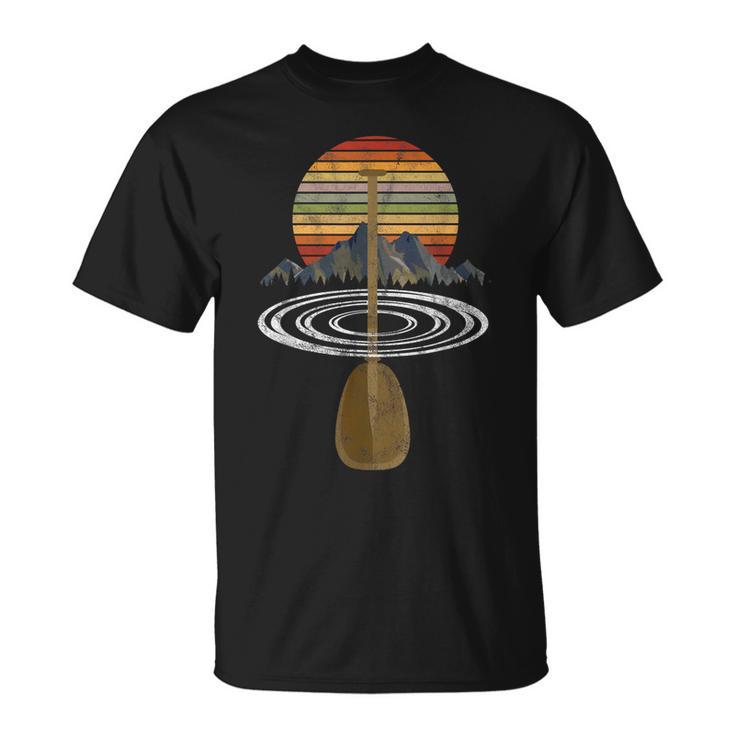 Vintage Retro Canoe Paddle & Mountains Rafting T-Shirt, trending gift Vintage Retro Canoe Paddle & Mountains Rafting T-Shirt, trending gift