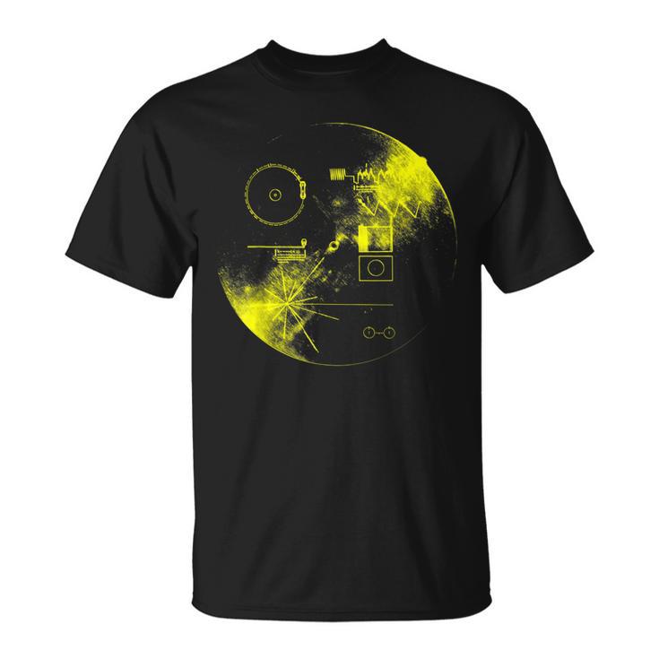 Voyager Golden Record Nasa 1977 Camiseta unisex