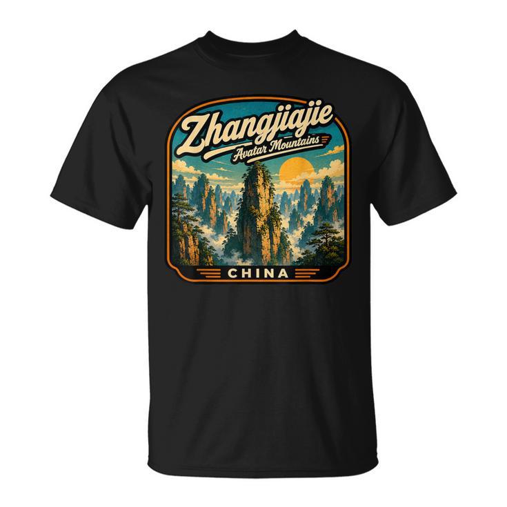 Zhangjiajie China Regalo Zhangjiajieacaciones Chinaiajes Camiseta unisex