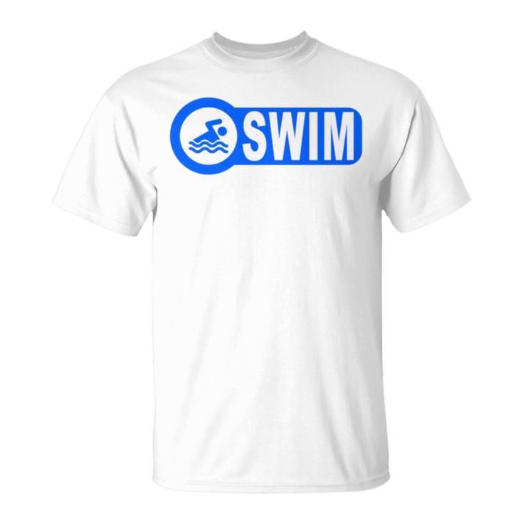2 Sided Print Swimming Teacher Swim Instructor Swim Lessons T-Shirt
