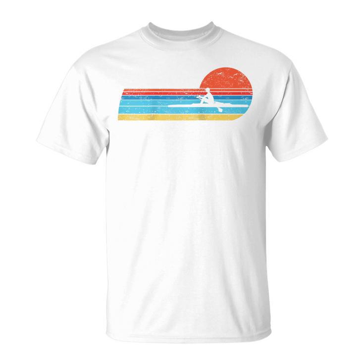 Canoes-Rowing Canoe-Rower Canoeing-Canoeist Vintage Canoes Raglan Baseball Tee T-Shirt, trending gift