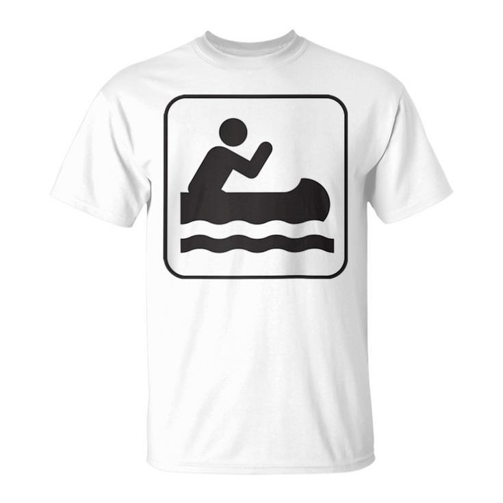 Cool Outdoor Water Sport Canoe Raglan Baseball Tee T-Shirt
