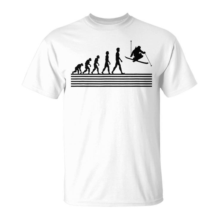Evolution Dukityle Rétro Évolution Humaine T-Shirt