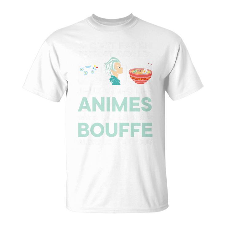 Jeuxideo Les Animes Ou La Bouffe Japon Animé Cadeau Manga Haut De Gamme T-Shirt