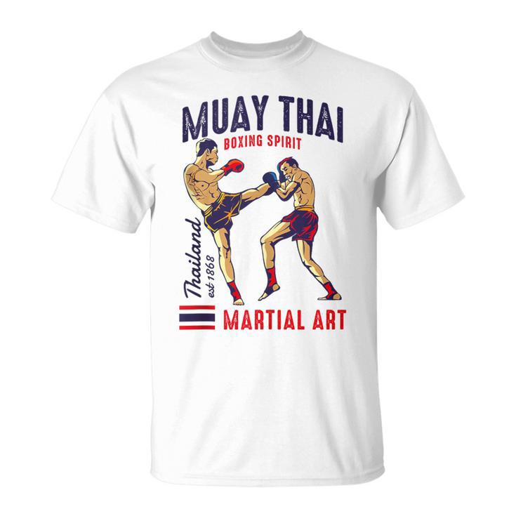Muay Thai Boxing Spirit Martial Art T-Shirt