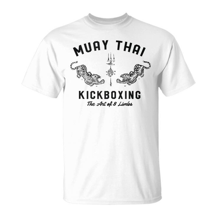 Muay Thai Twin Tigers MMA Warrior Fight T-Shirt