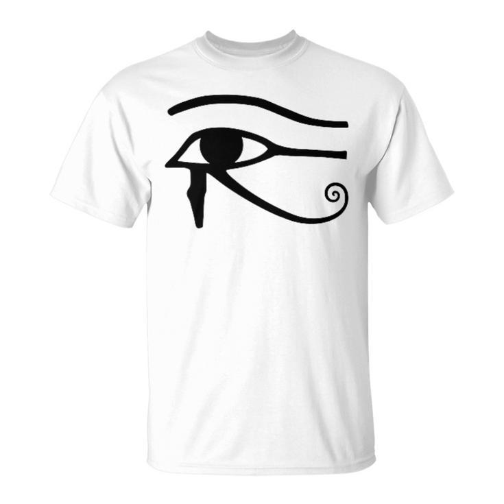 Œil D'horus Noir –Ymbole Discret De L'égypte Ancienne Égyptienne T-Shirt