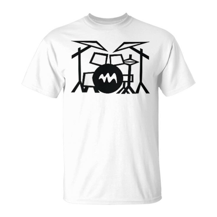 Retro Drum Kit Raglan Baseball Tee T-Shirt, trending gift