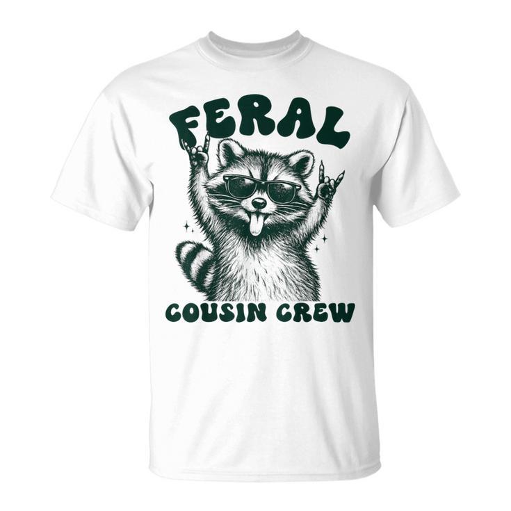 Retro Feral Cousin Crew Summer Vacation Kids Boys Girls T-Shirt