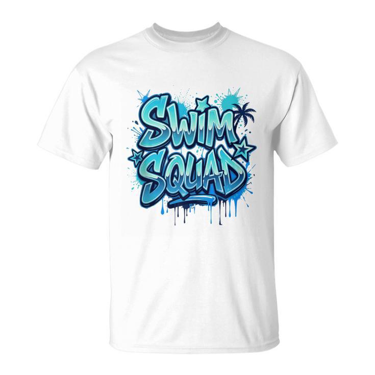 Swimming Matching Tee T-Shirt