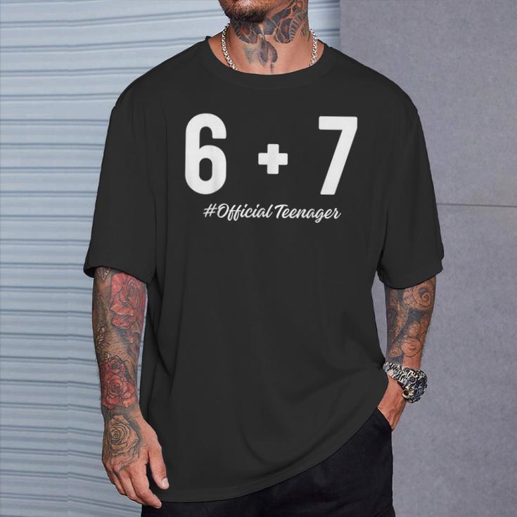 13 Geburtstag Lustiges Meme 6 7 Geburtstag 13 Für Nager Jungen T-Shirt Geschenke für Ihn