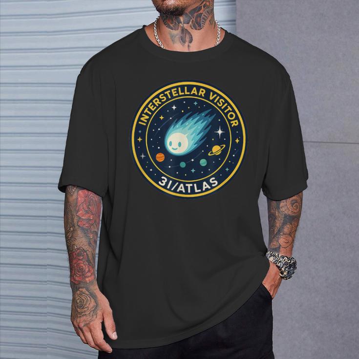 3I Atlas Interstellarisitor Missionパッチデザイン Tシャツ 彼への贈り物