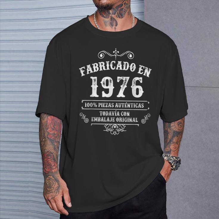 45 Años Cumpleaños Fabricado En 1976 Camiseta unisex Regalos para él