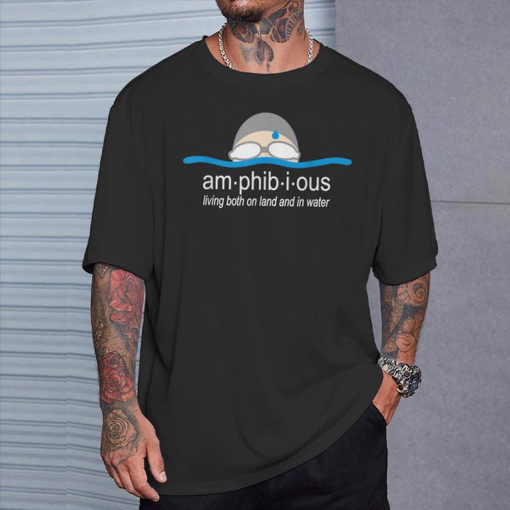 Amphibious Swimming T-Shirt Gifts for Him Amphibious Swimming T-Shirt Gifts for Him