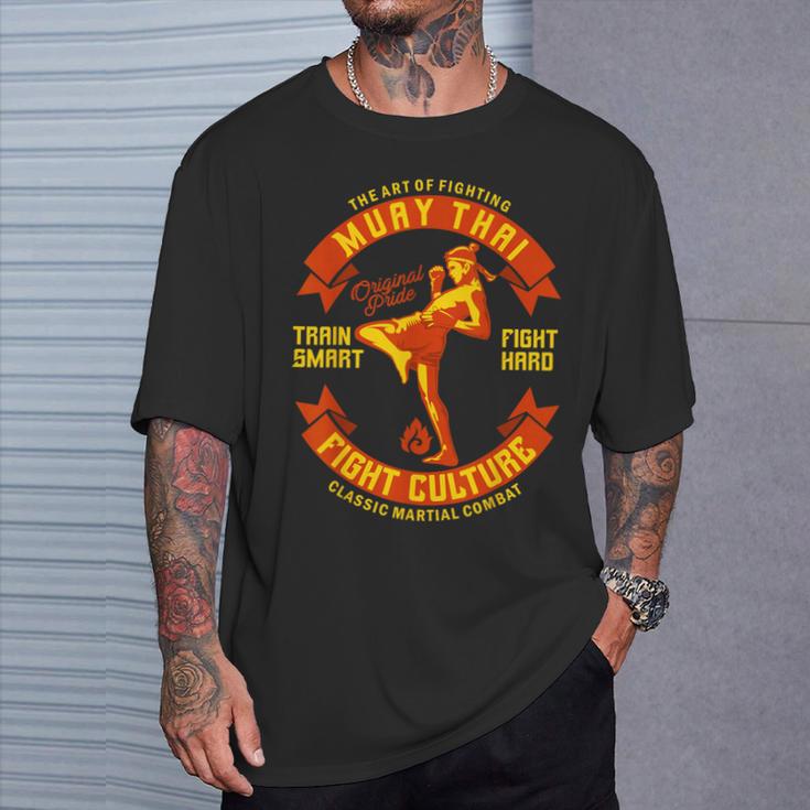 The Art Of Fighting Culture Muay Thai T-Shirt Gifts for Him