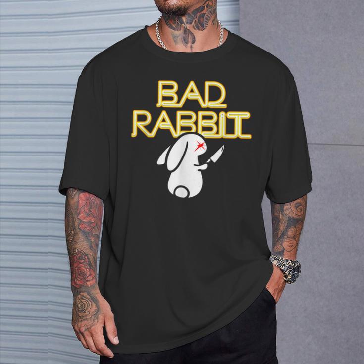 Bad Rabbit Bunny Avec Couteau Hater T-Shirt Cadeaux pour lui