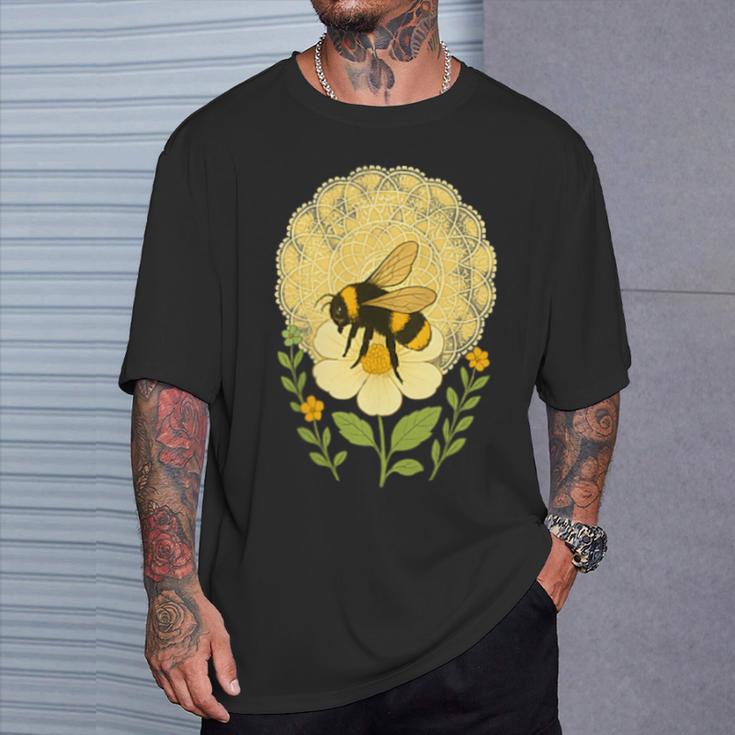 Bourdon Nature Et Napperons T-Shirt Cadeaux pour lui